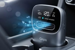 air purifier mobil dengan fitur ionisasi aktif